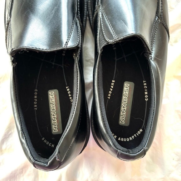 NWOT Nunn Bush Bay-ridge loafer Slip On Shoes black leather Moc Toe SZ 8.5 M main image 7